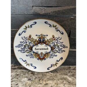 Victorian Rare Decorative Vintage Plate Savannah